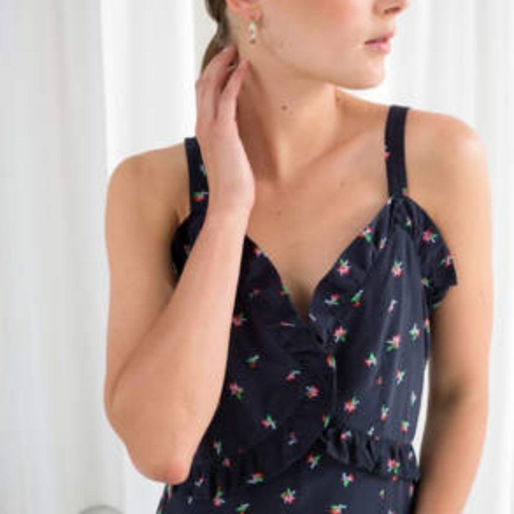 Other stories ruffle sweetheart dress
